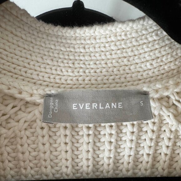 The Boxy Cardigan in Everyday Cotton - Canvas (Small) - Picture 6 of 8